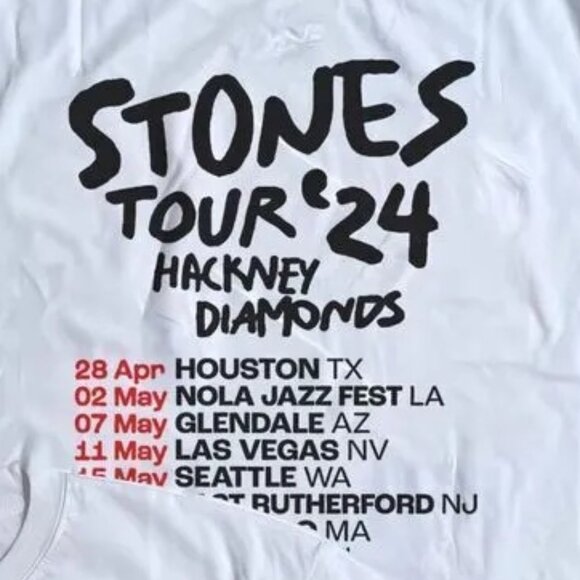 The Rolling Stones Tour 2024 Hackney Diamonds 2 Sided Retro Rock Fan Collector05 - Picture 3 of 6
